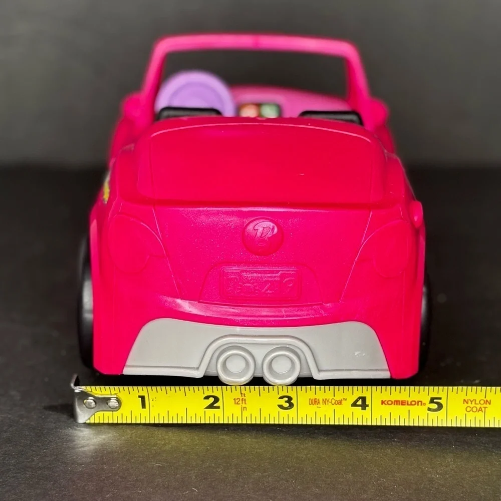 Fisher Price Little People BARBIE Talking CAR Tested And Working & 3 Figures